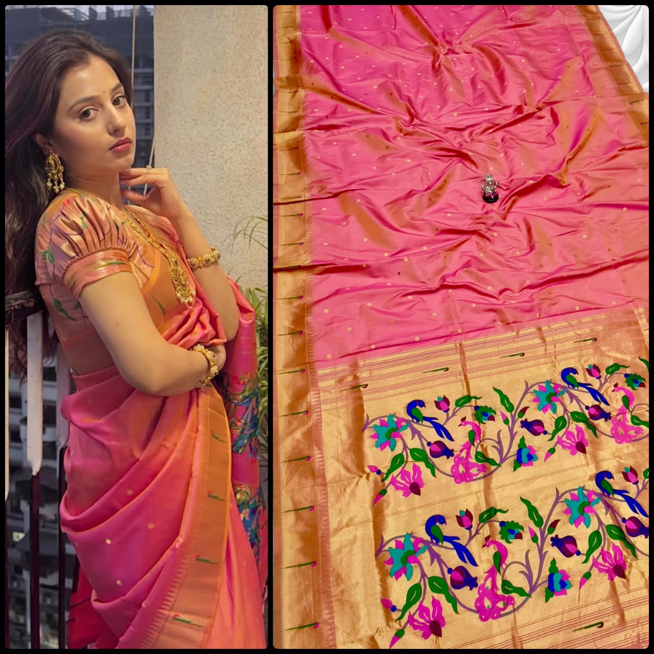 Beautiful Gauri Muniyaa Paithani