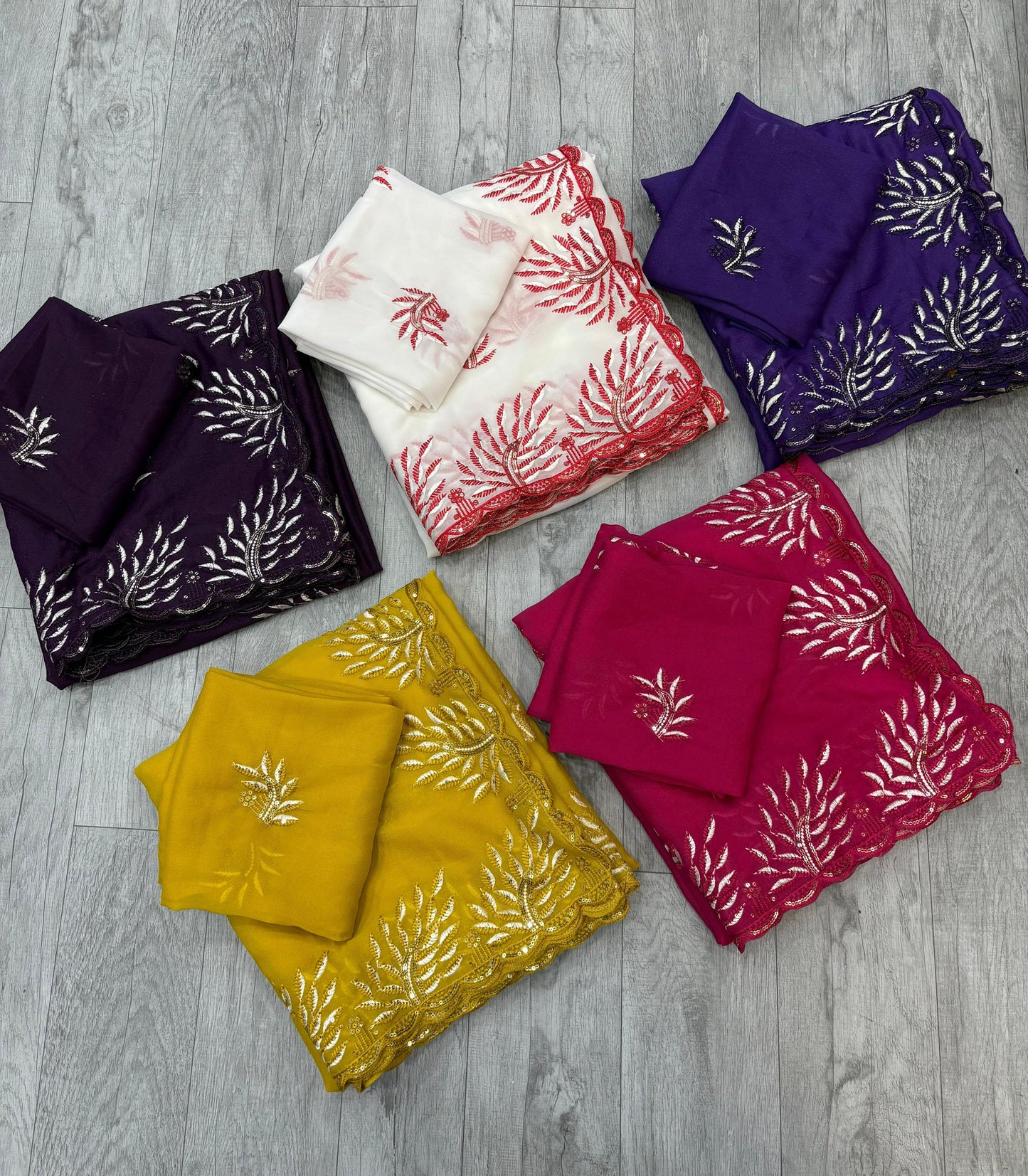 Party wear saree with running blouse