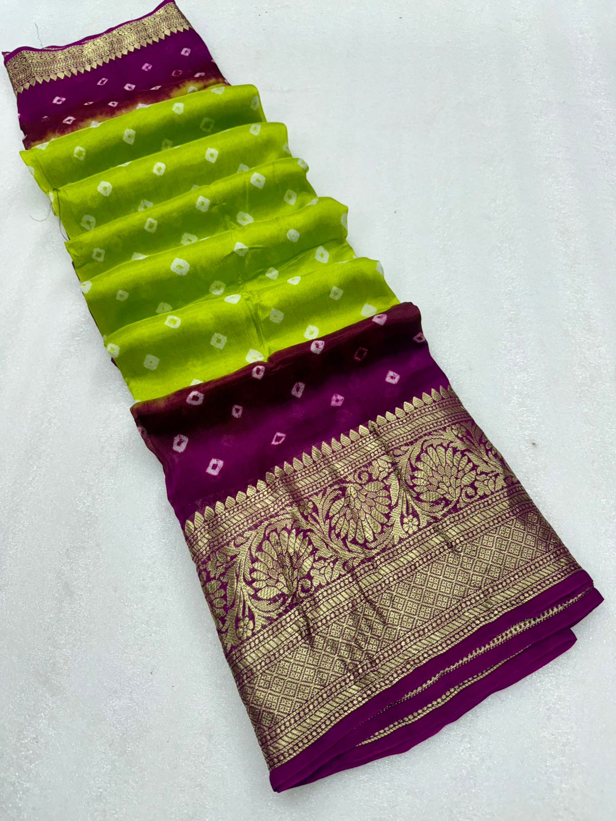 New Kanjivaram Bandhani