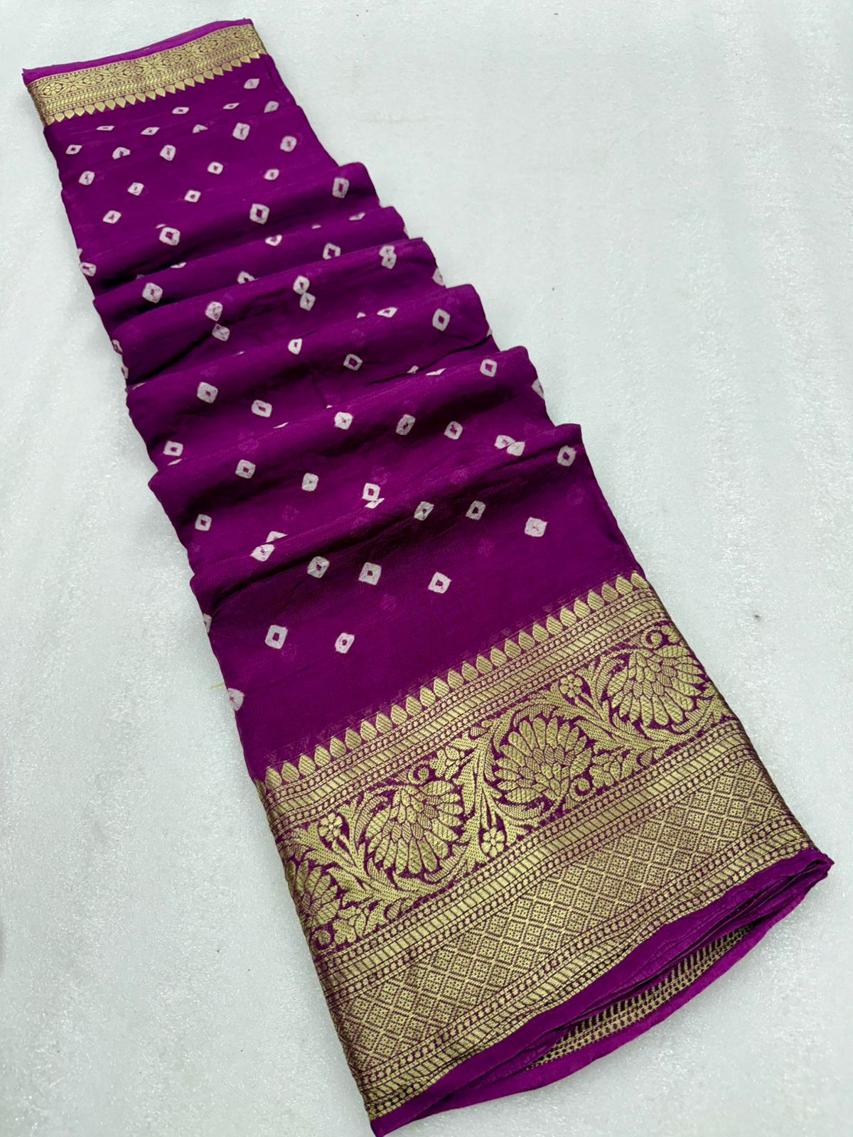 New Kanjivaram Bandhani