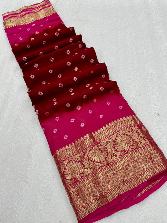 New Kanjivaram Bandhani