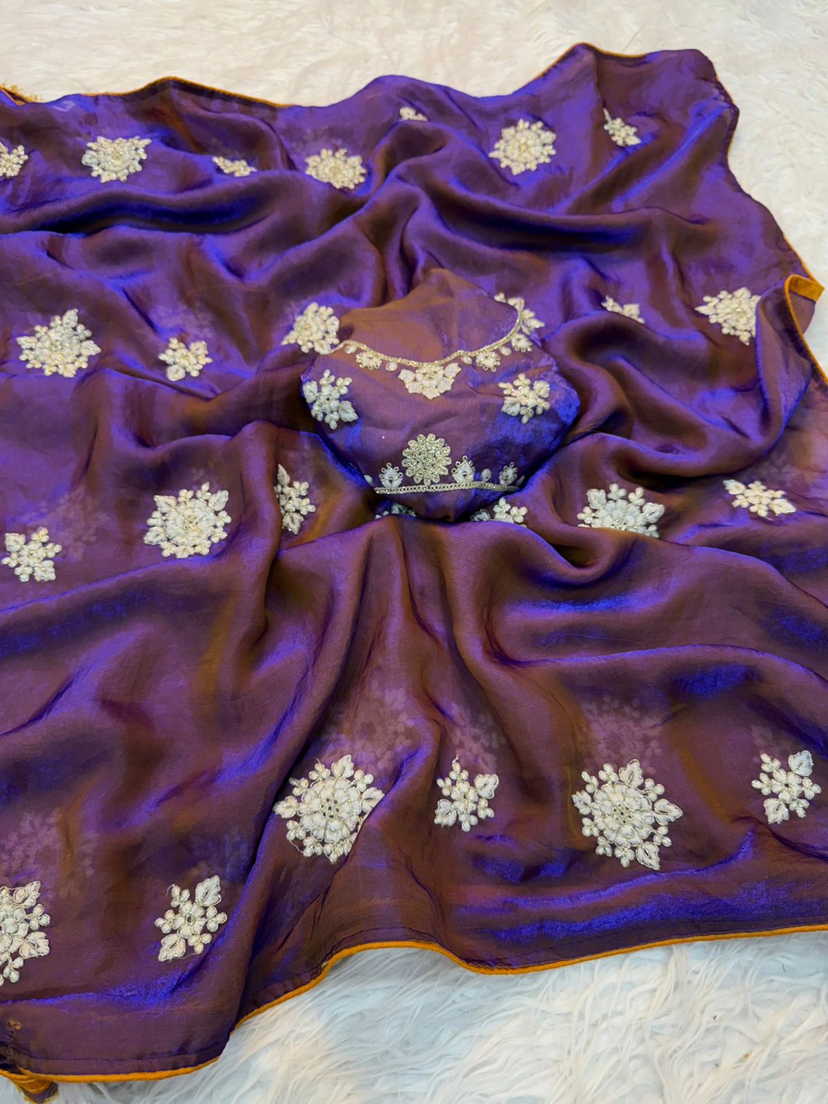 Silk fabric saree