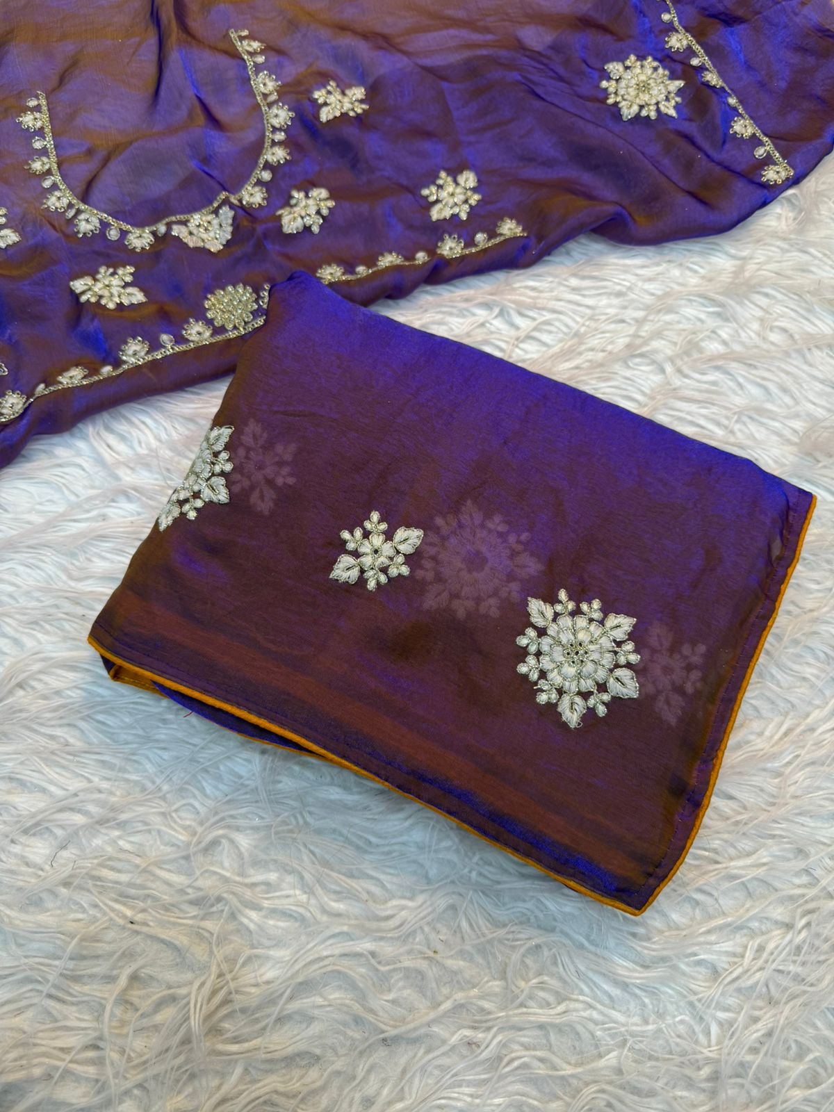 Silk fabric saree