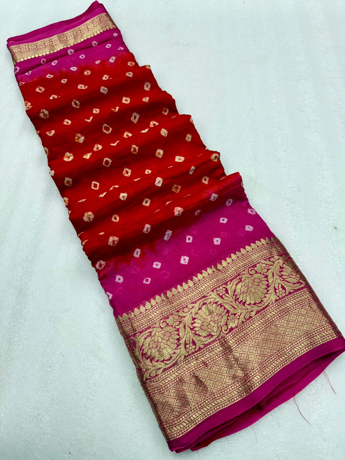 New Kanjivaram Bandhani