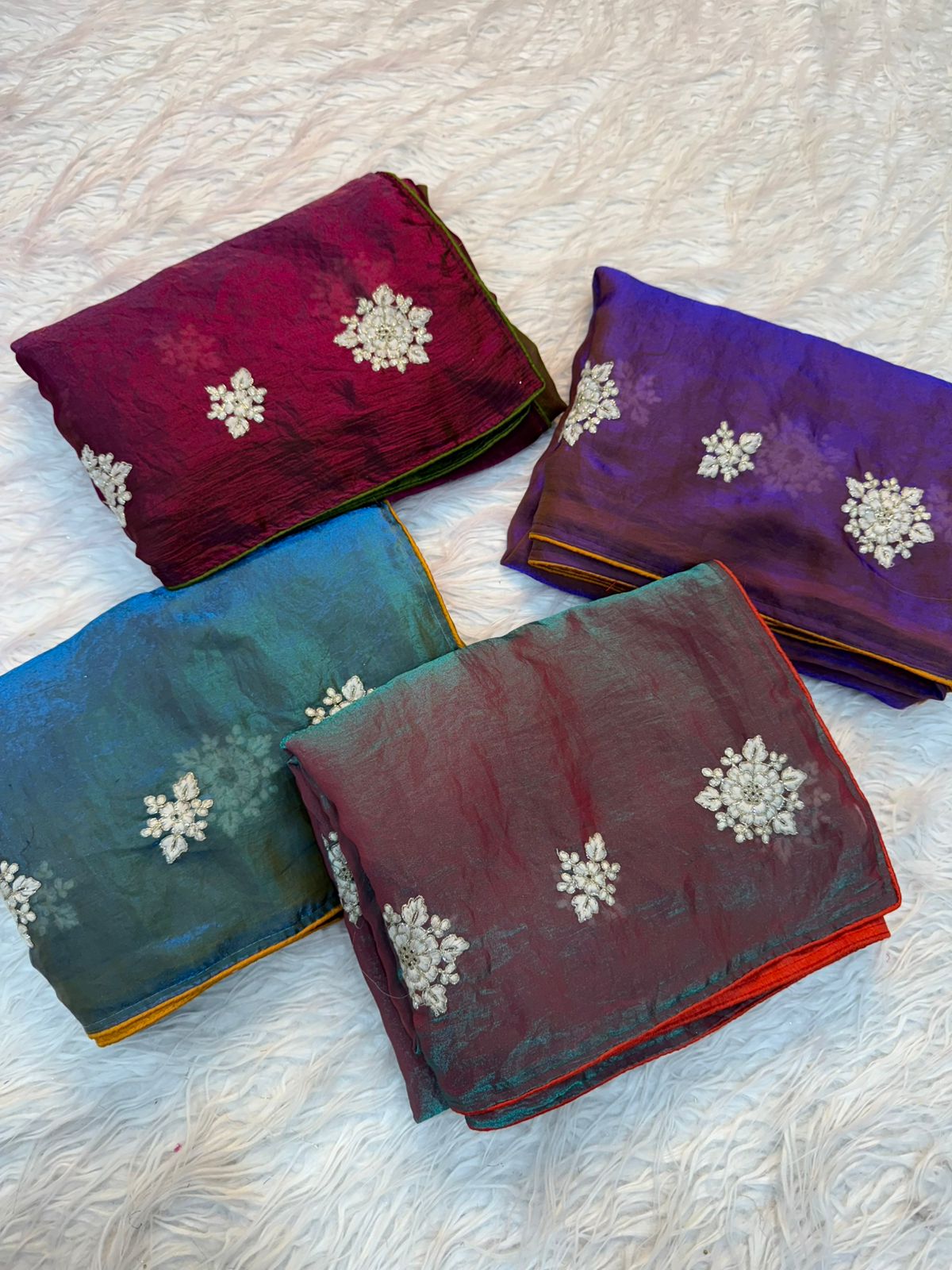 Silk fabric saree